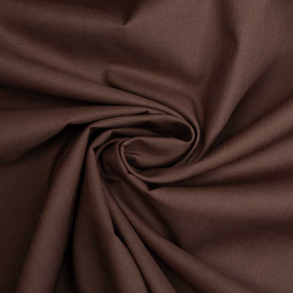 Baumwollwebware Fahnentuch 280cm Breite dunkelbraun