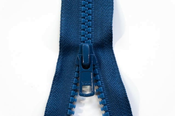 YKK nicht teilbarer Reißverschluss Krampe jeansblau 35cm