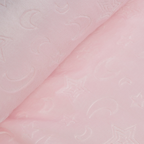 Wellnessfleece Sternenhimmel rosa