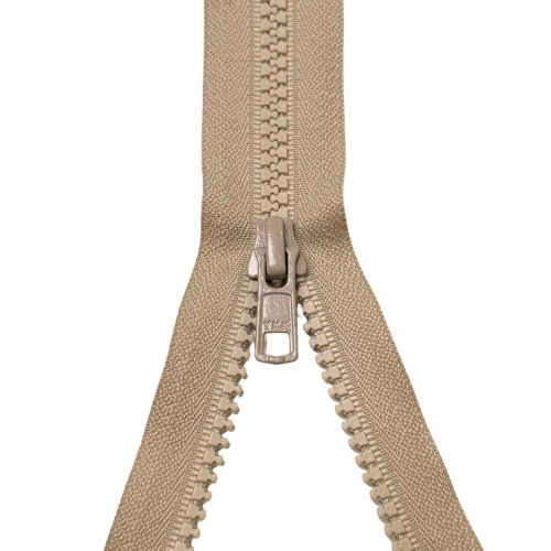 YKK nicht teilbarer Reißverschluss Krampe beige 35cm
