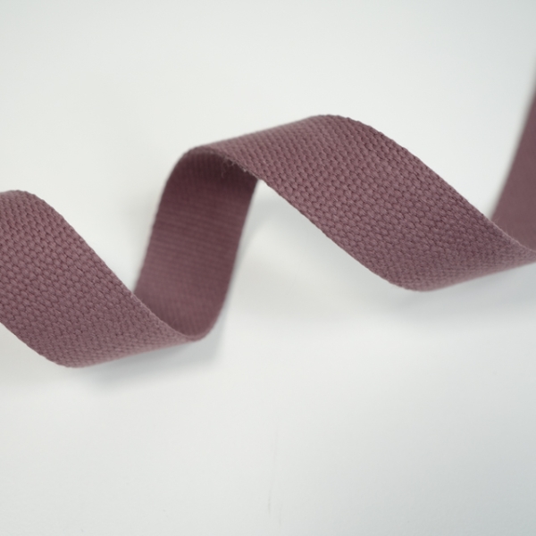 Festes Baumwoll - Gurtband 30mm mauve