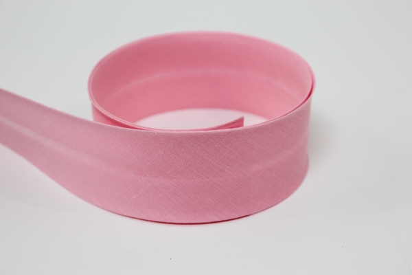 Schrägband 2cm oder 4cm breit vorgefalzt dunkelrosa 40mm