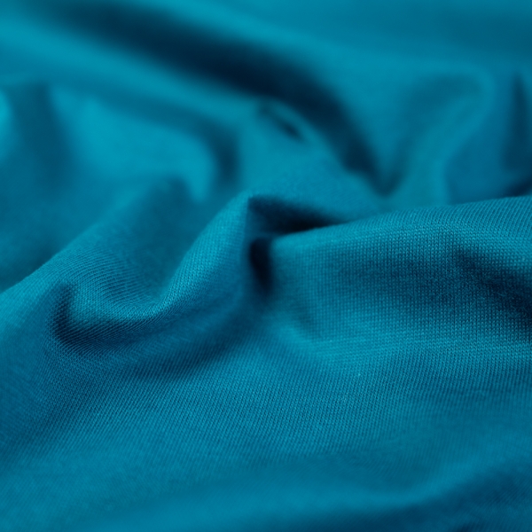 Baumwolljersey 100% Baumwolle petrol