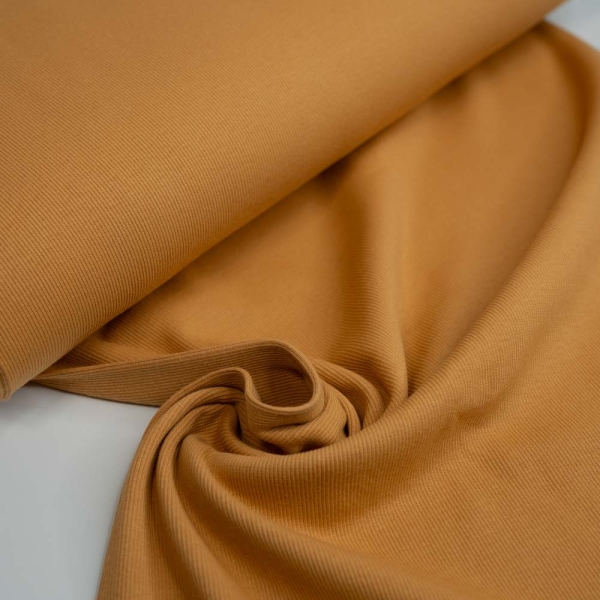 Fein-Ripp Bündchen 100cm breit senfgelb