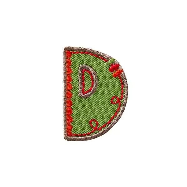 Applikation Buchstabe D