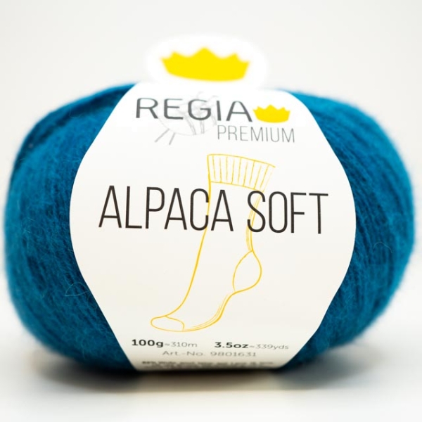 Regia Alpaca Soft Wolle blau