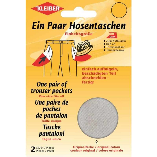 Kleiber Hosentaschen hellgrau