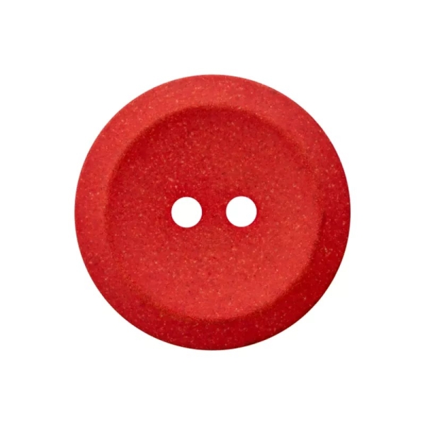 Polyesterknopf 23 mm rot