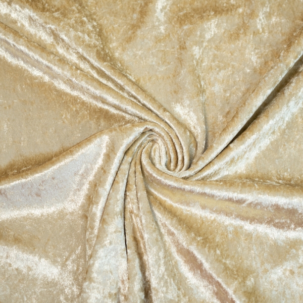 Pannesamt elastisch gold