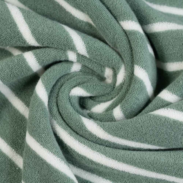 Frottee Jersey Streifen salbei