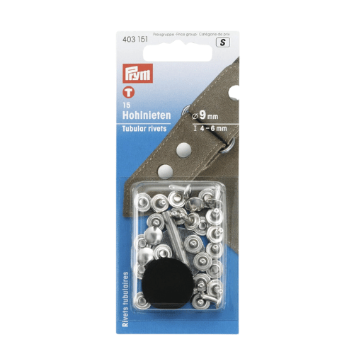 Prym Hohlnieten 9mm silber