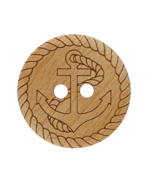Holzknopf Anker 18 mm