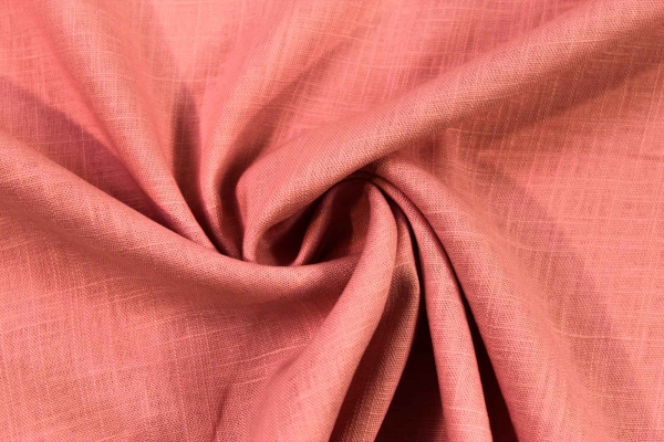 Leinen UNI peach Ökotex 100