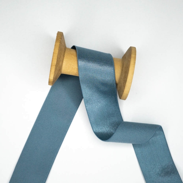 Satin Gummiband Deluxe jeansblau hell