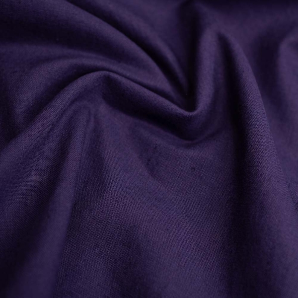 Leinen Baumwolle aubergine