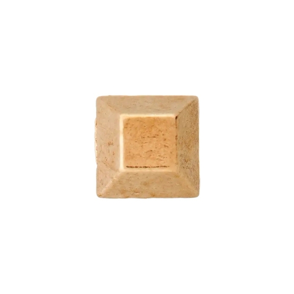 Zierniete Quadrat 8mm gold