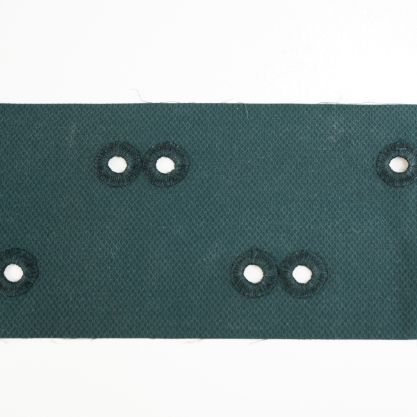 Borte Punkte 10,5cm tannengrün