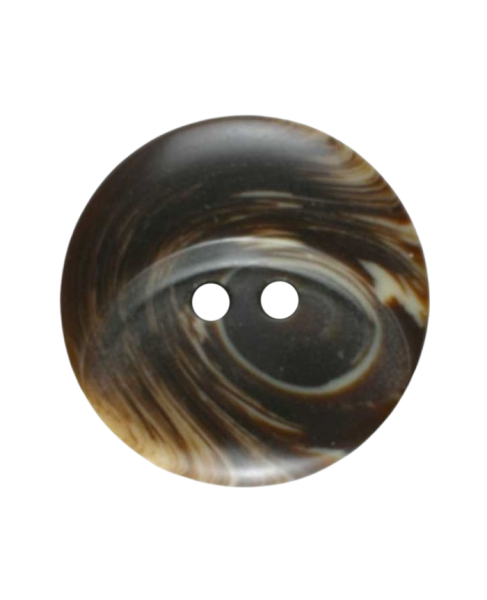 Modeknopf 28mm braun marmoriert