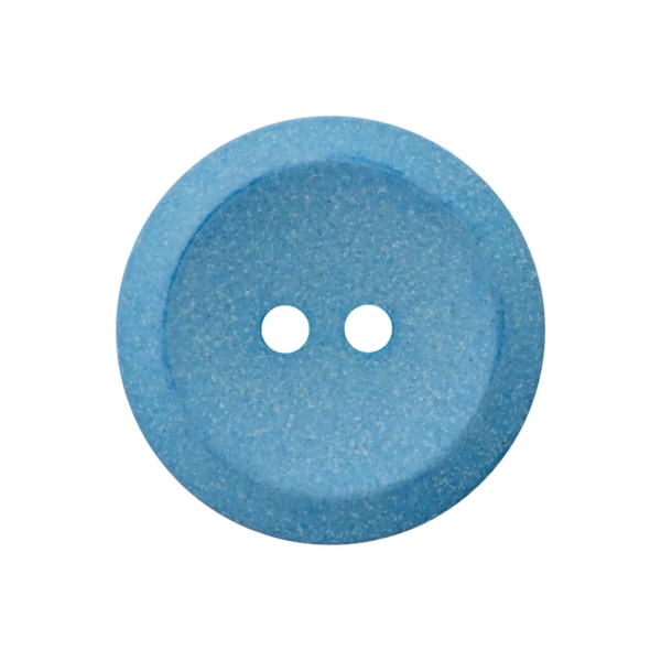 Knopf 2-Loch 23mm hellblau
