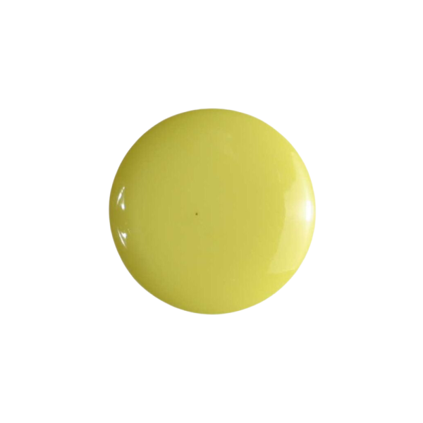 Modeknopf 10mm glänzend gelb