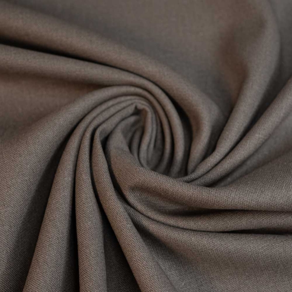 Viskose Leinen Stretch hellbraun