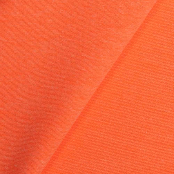 French Terry Sweat Clara meliert neon orange