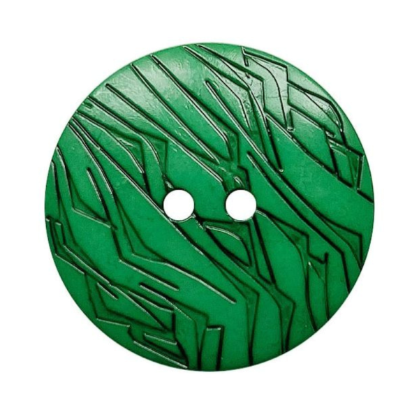 Modeknopf Gemustert 28 mm grün