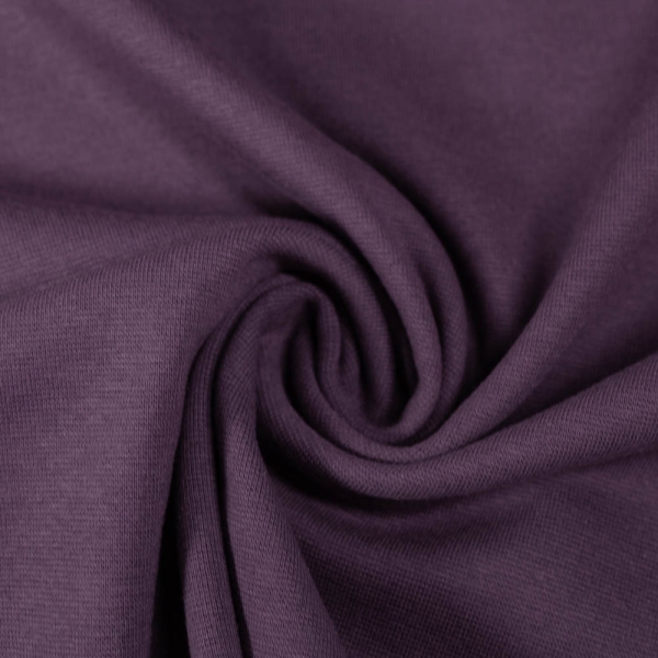 Bio Bündchen Feinstrick aubergine