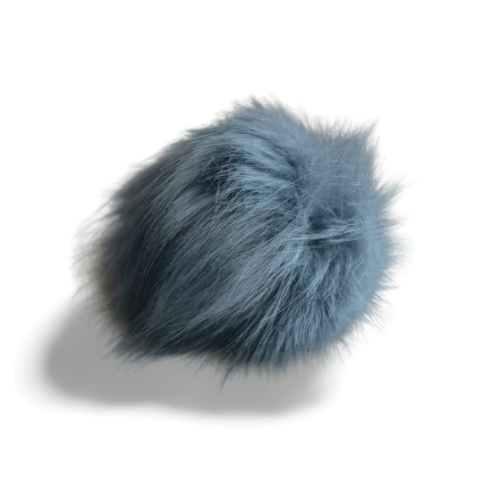 Evlis Bommel 100% Kunsthaar hellblau