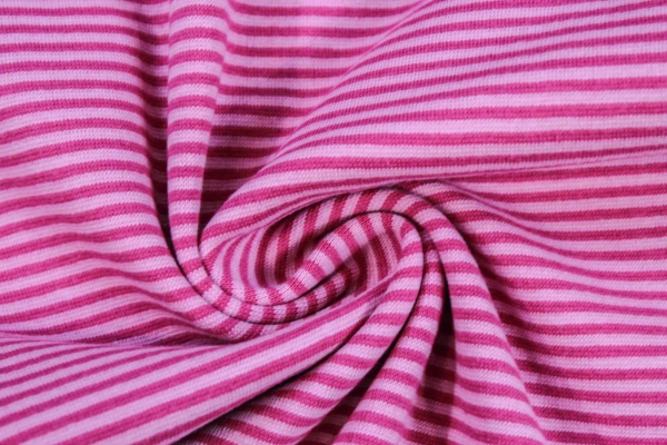 Ringel Bündchen Feinstrick rosa-pink Ökotex 100