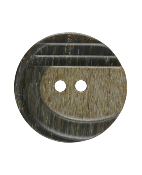 Knopf Strukturmuster 18mm braun