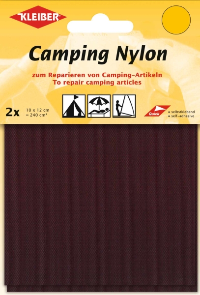 Kleiber Applikation Klebeflicken Camping Nylon bordeaux
