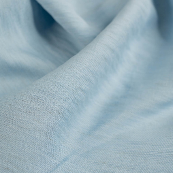 Leinen Viskose Twill meliert jeansblau hell