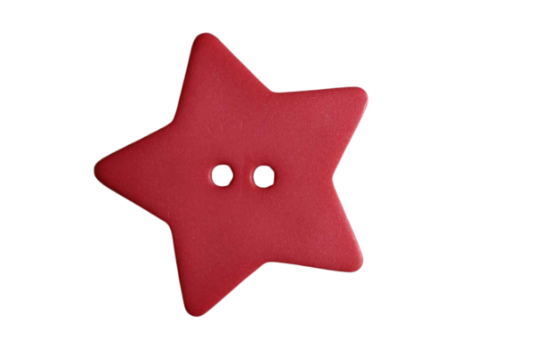 Kinderknopf Stern15mm pink