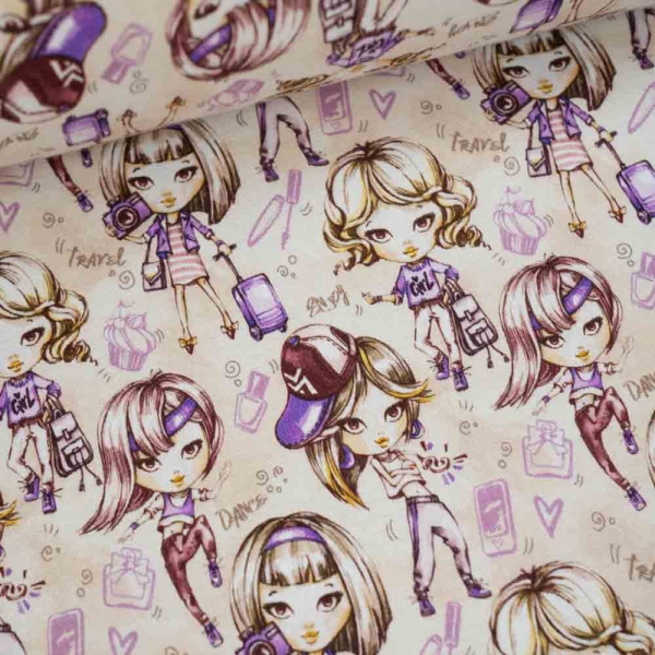 Alpensweat Travel Girl hellbeige