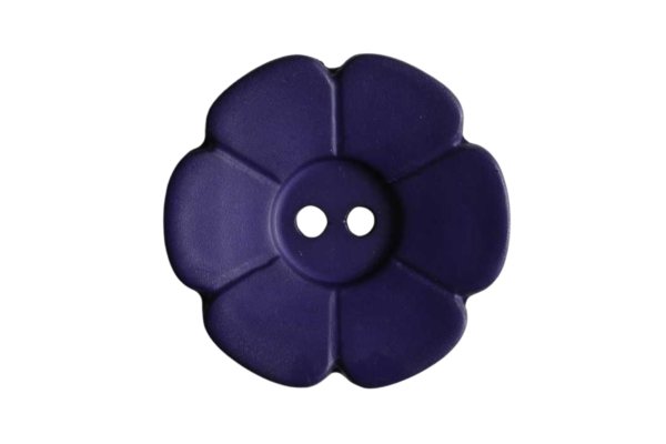 Kinderknopf Blume matt 28mm lila