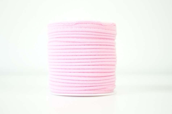 Jersey Paspelband rosa elastisch