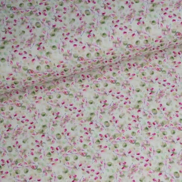 Baumwollwebware Mini Eucalyptus rosa