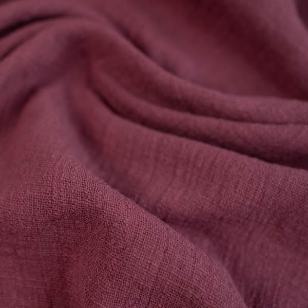Baumwolle Leinen-Look mauve