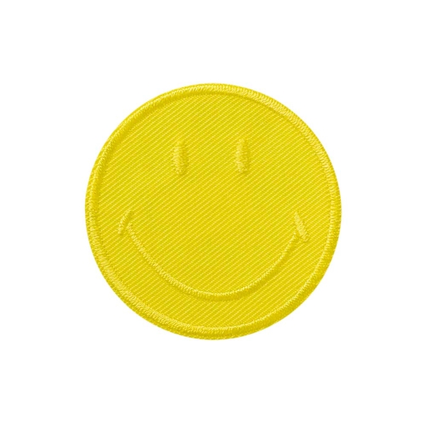 Applikation Smiley Gelb