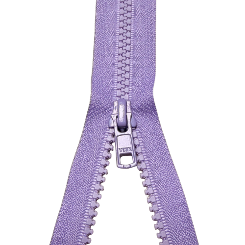 YKK teilbarer Reißverschluss Jacken Krampe flieder