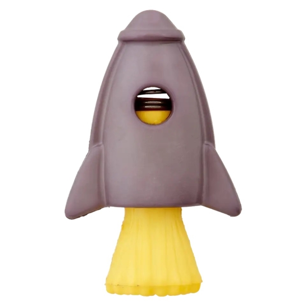 Kordelstopper Rakete 28mm grau gelb