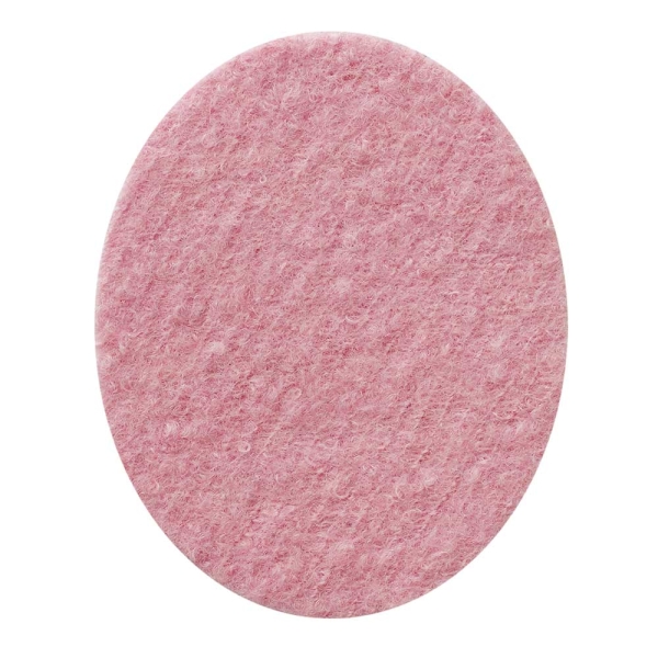 Applikation Wollflicken rosa