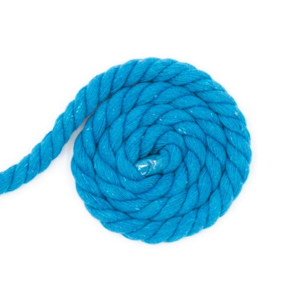 Soft Kordel 8mm gedreht aqua