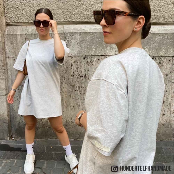 Schnittmuster sewingmachina oversized T-Shirt Kleid Bodo