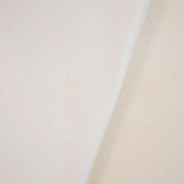 Wildleder Imitat mit Fleece Soft hellbeige