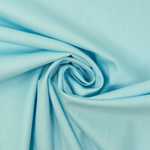 Edle Baumwollwebware hellblau