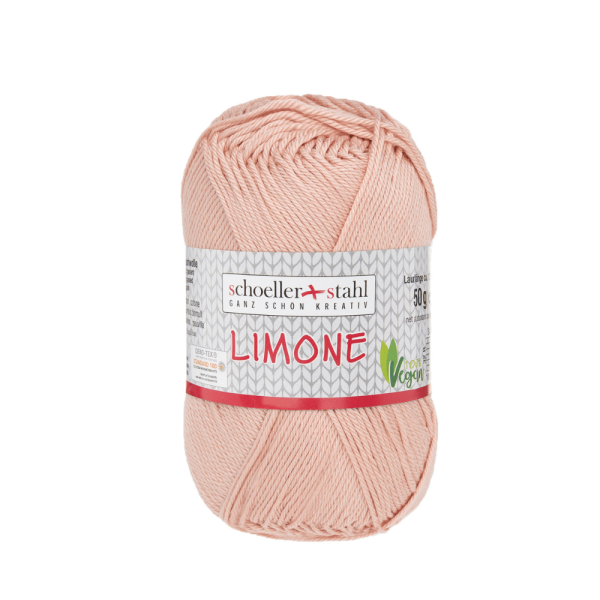 Strickgarn Baumwolle Limone nude