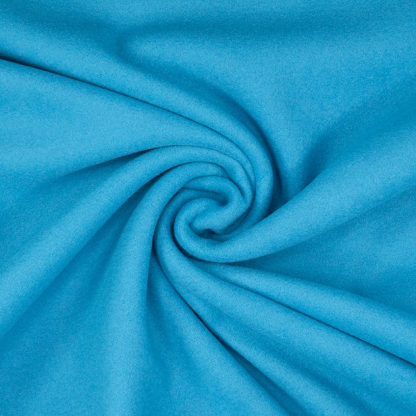 Mantelstoff Velour türkis