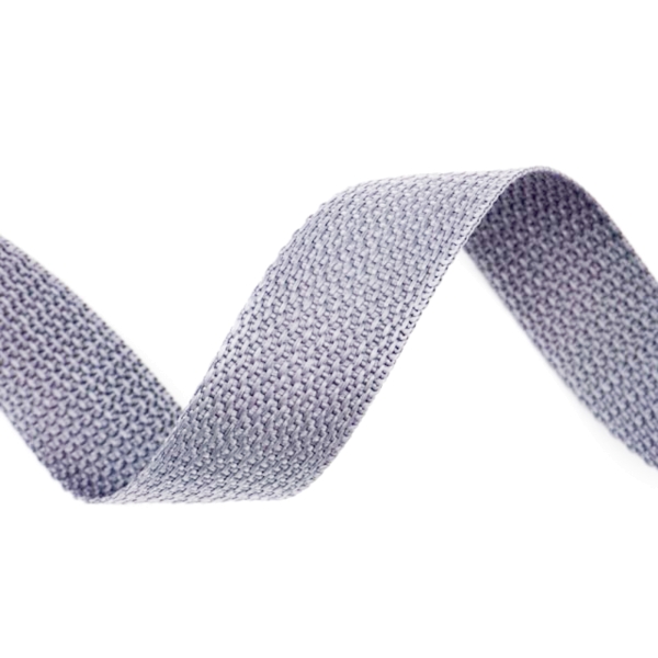 Gurtband Grobmaschig 25mm grau